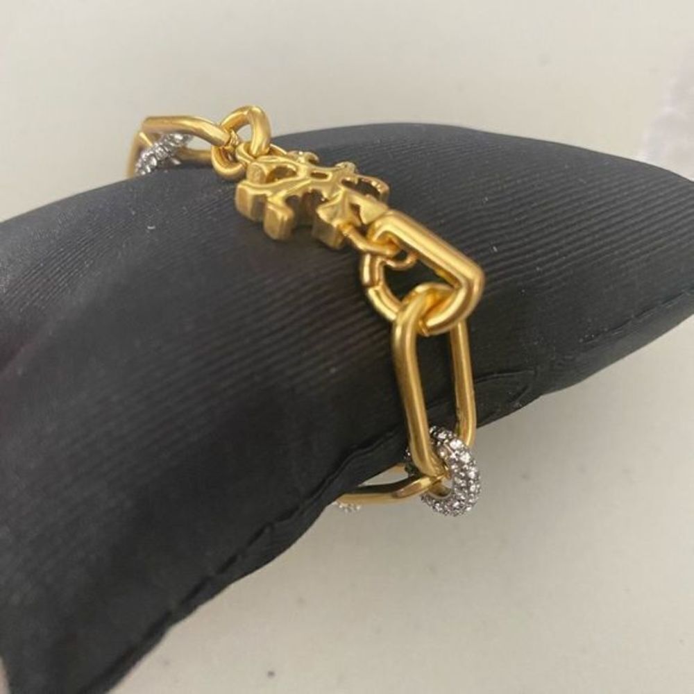 TORY BURCH•Roxanne Chain Pave‎ Bracelet - Picture 4 of 11